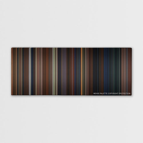 Harry Potter and the Chamber of Secrets color palette canvas print: thousands of thin vertical stripes of color