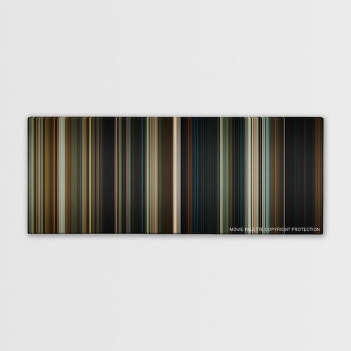 Hereditary color palette canvas print: thousands of thin vertical stripes of color