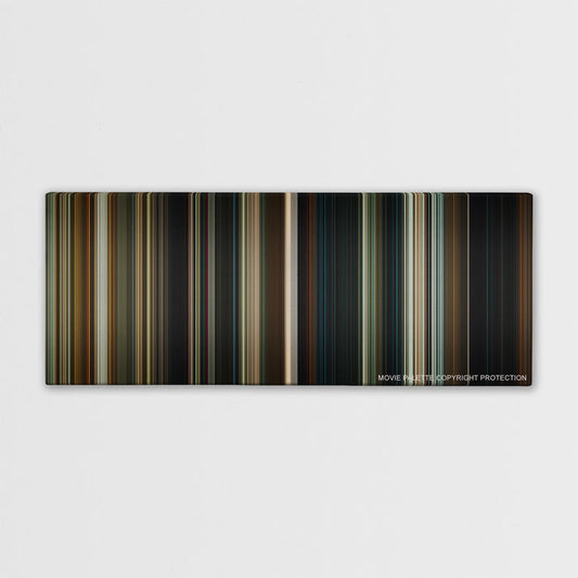 Hereditary color palette canvas print: thousands of thin vertical stripes of color