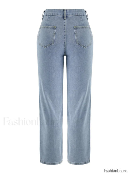 High Waist Baggy Boyfriend Jeans