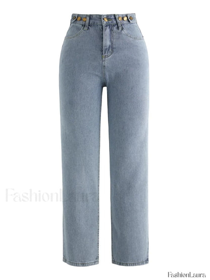 High Waist Baggy Boyfriend Jeans