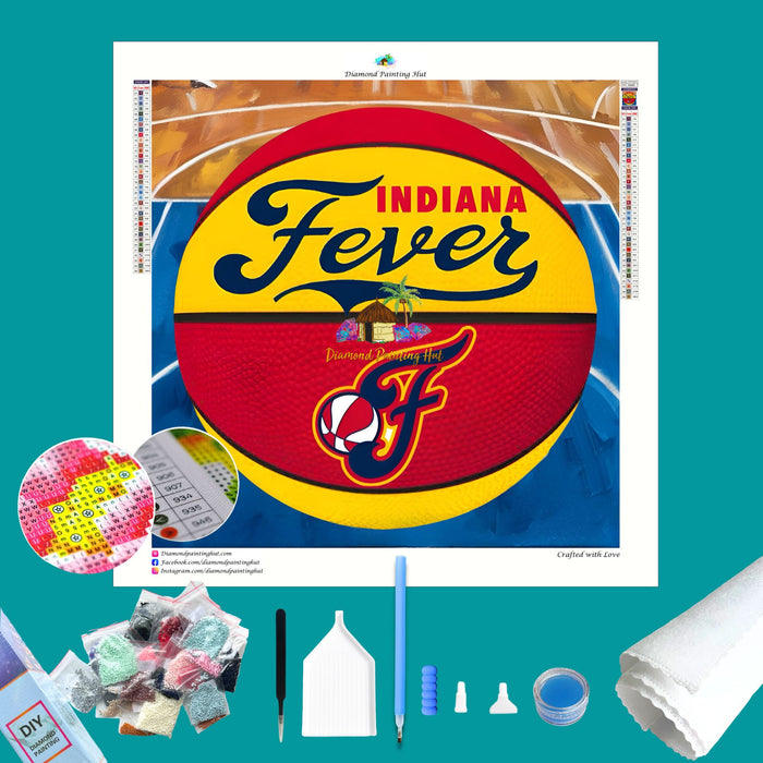 Indiana Fever WNBA Diamond Painting