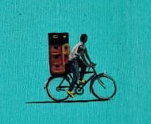 Seleman Kubwimana | Inside the Color Series - 48 | Hand Painted | Ships from Rwanda  |  True African Art .com