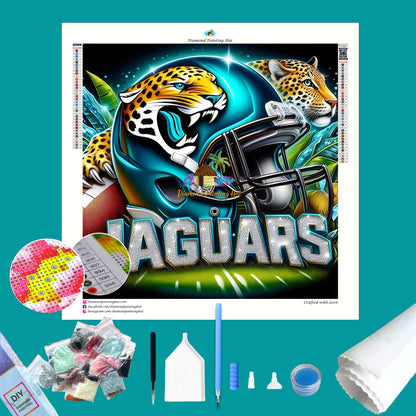 Jacksonville Jaguars NFL Helmet Diamond Painting2