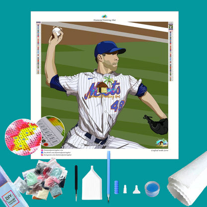 Jacob deGrom New York Mets Diamond Painting