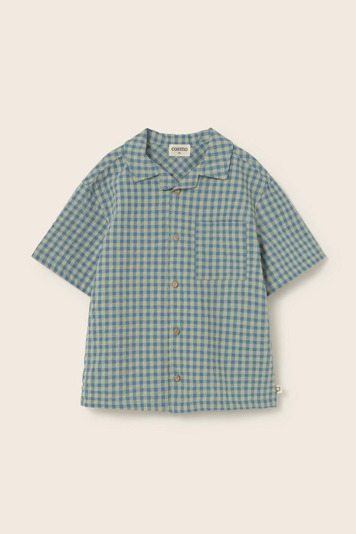 Jay Shirt Blue Gingham