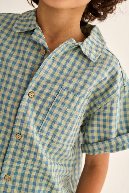 Jay Shirt Blue Gingham