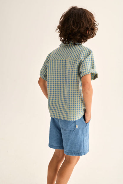 Jay Shirt Blue Gingham