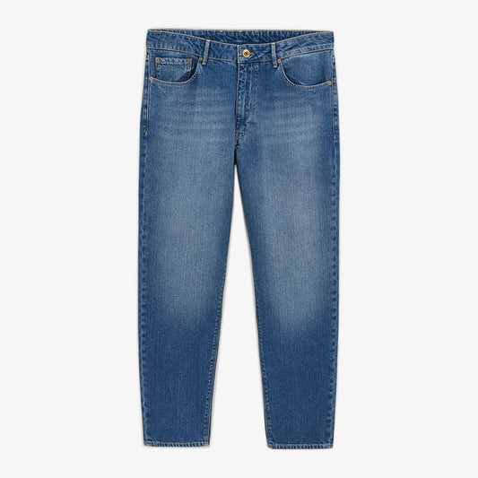 Jean 331 tapered fit en coton bleu brut homme serge blanco