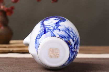 Jingdezhen Porcelain "Chinese Opera" Cha Hai * 300ml - Yunnan Sourcing Tea Shop