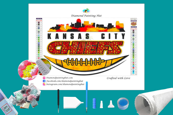 Kansas City Chiefs Diamond Painting-Diamond Painting Hut