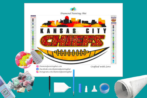 Kansas City Chiefs Diamond Painting-Diamond Painting Hut