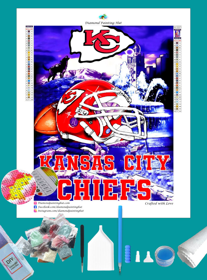 Chiefs NFL Home Diamond Painting-Diamond Painting Hut