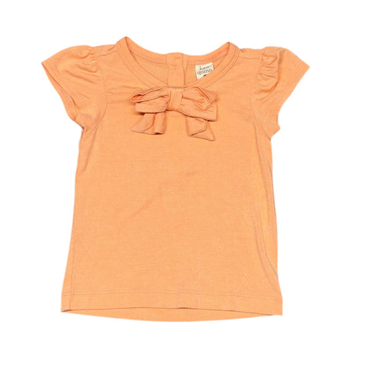 Kate Quinn | Orange Bow Shirt | 6-12m
