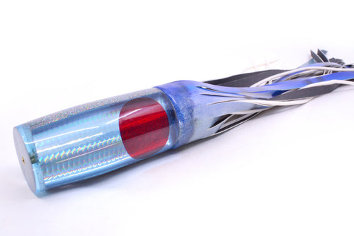 Koya Lures Ice Blue Rainbow Scale Red Eyes Hard Head 14" 10.5oz FT Vinyl Aku Revisited