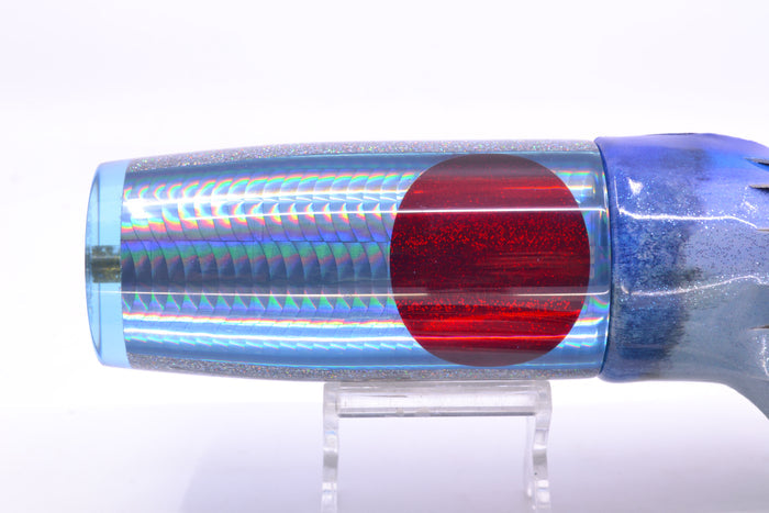 Koya Lures Ice Blue Rainbow Scale Red Eyes Hard Head 14" 10.5oz FT Vinyl Aku Revisited