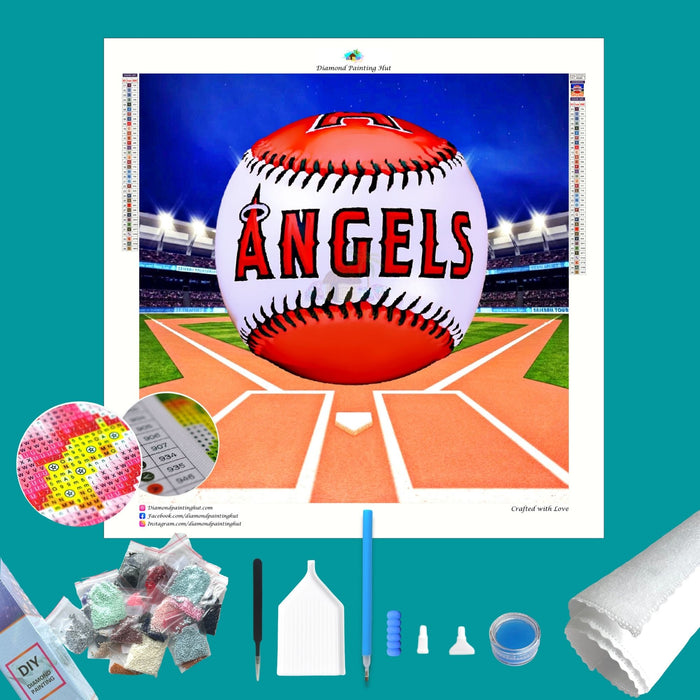 Los Angeles Angels MLB Diamond Painting-Diamond Painting Hut
