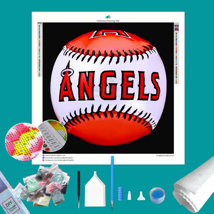 Los Angeles Angels MLB Diamond Painting-Diamond Painting Hut