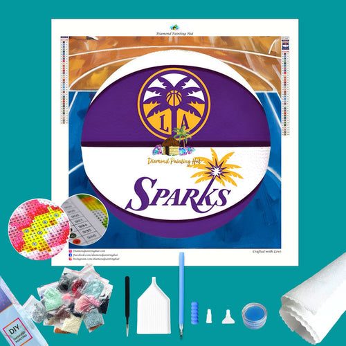 LA Sparks WNBA Diamond Painting