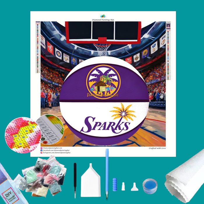 LA Sparks WNBA Diamond Painting