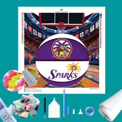 LA Sparks WNBA Diamond Painting