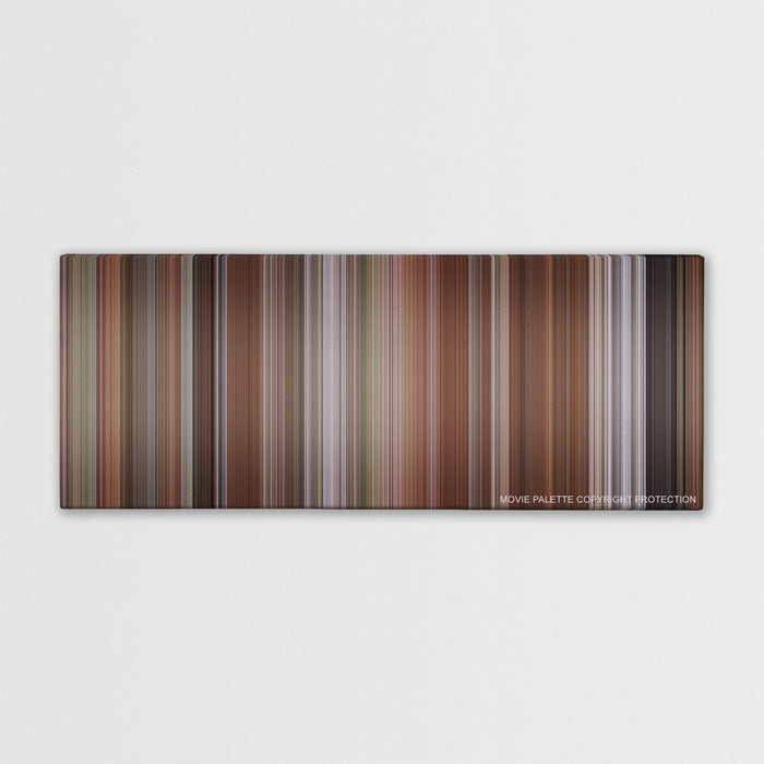 Liar Liar color palette canvas print: thousands of thin vertical stripes of color