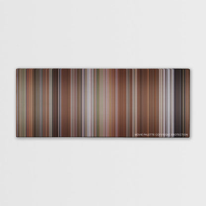 Liar Liar color palette canvas print: thousands of thin vertical stripes of color