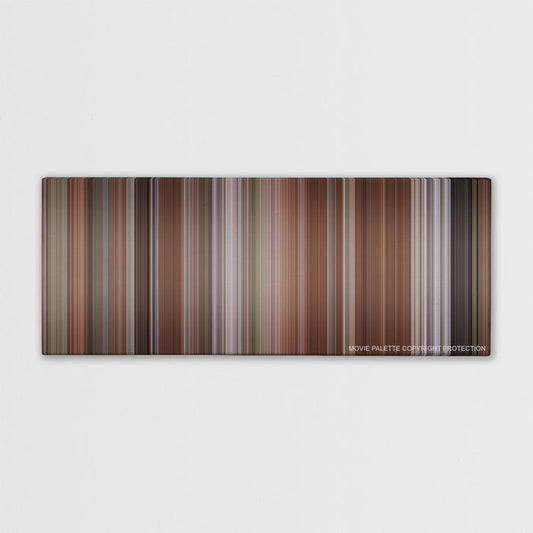 Liar Liar color palette canvas print: thousands of thin vertical stripes of color