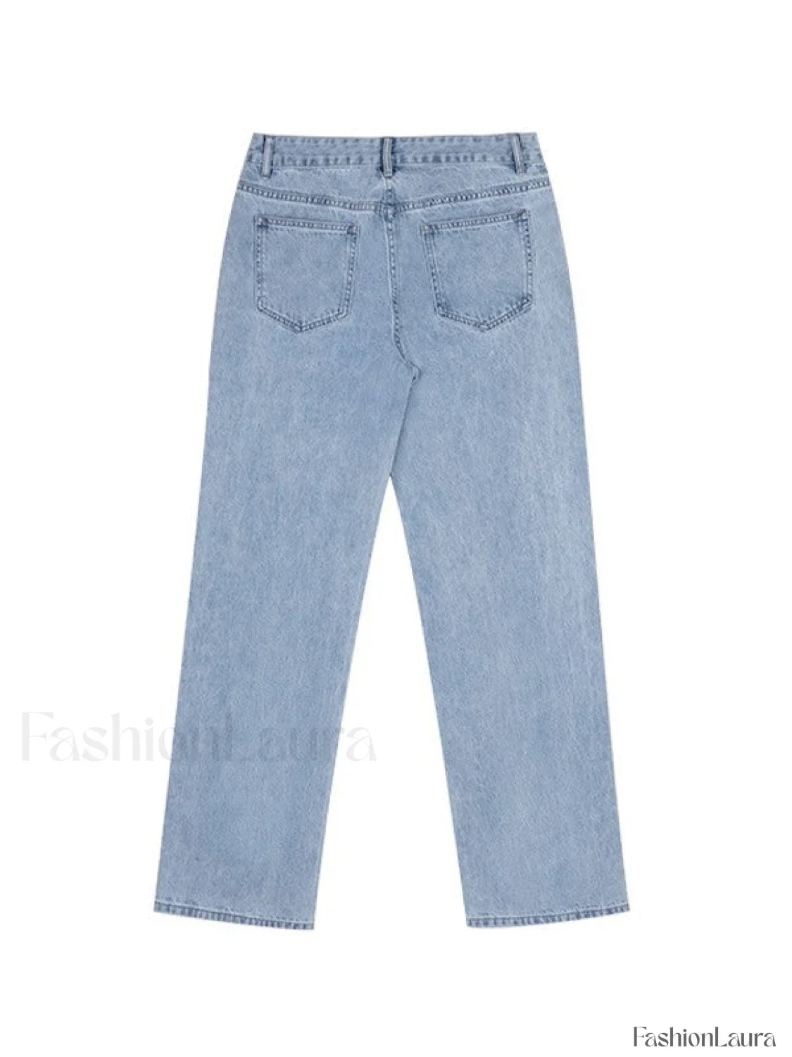 Light Wash Denim Boyfriend Jeans