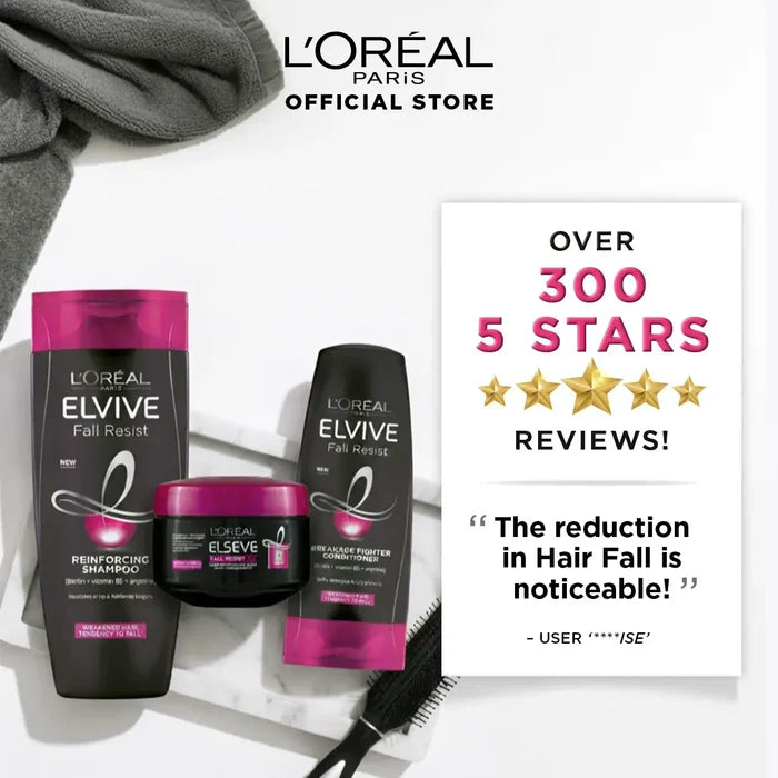 Loreal Paris Elseve Fall Resist 3X Anti-Hair Fall Treatment Mask 200ml