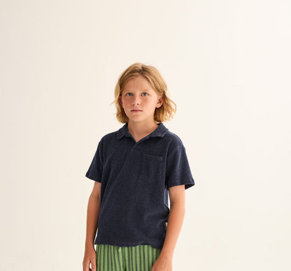 Mael Polo T-Shirt in Blue