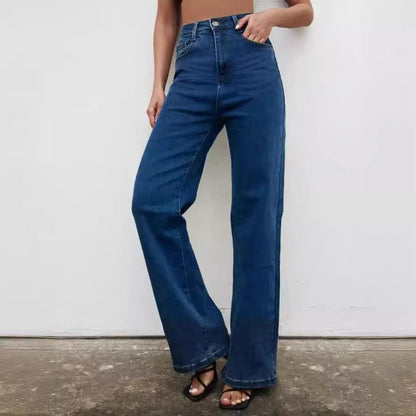 Women Summer Fashion High Waist Casual Jeans