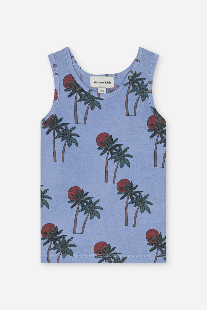 Marcel Tank Top Allover Coconut Tree