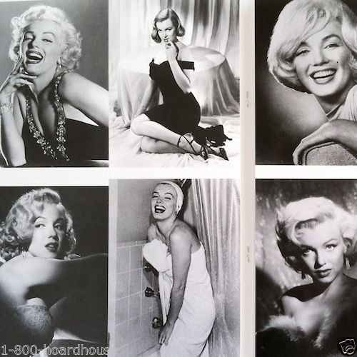 MARILYN MONROE POSTCARD Book 20 Classic Cards