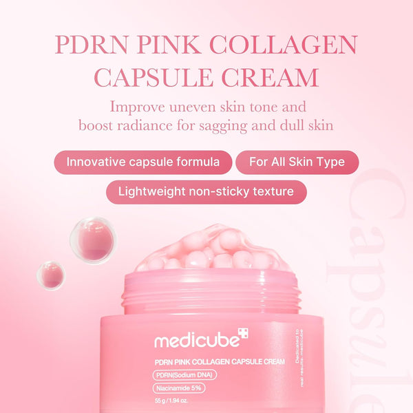 Medicube PDRN Pink Collagen Capsule Cream - 55g