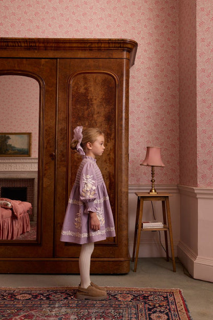 Mia Dress in Dusky Lavender