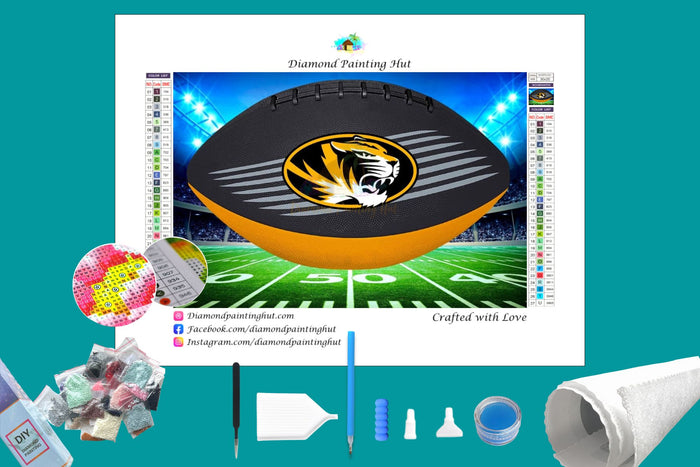 Missouri Tigers Diamond Painting-Diamond Painting Hut