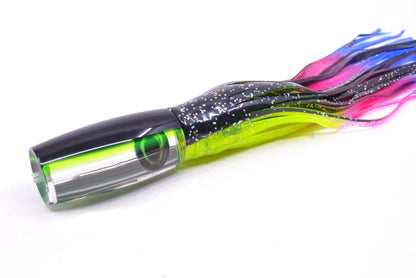 Moyes Lures Clear Mirrored Black-Green Back Medium Shotgun 10" 6.2oz Skirted Magic Johnson