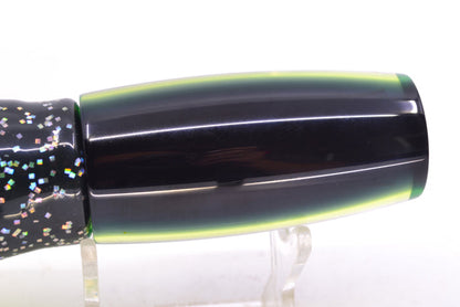 Moyes Lures Clear Mirrored Black-Green Back Medium Shotgun 10" 6.2oz Skirted Magic Johnson