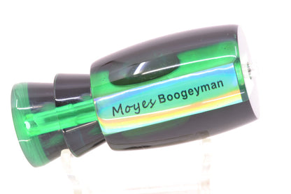 Moyes Lures Green MOP Black Back Taxi Eyes Boogeyman 12" 4oz