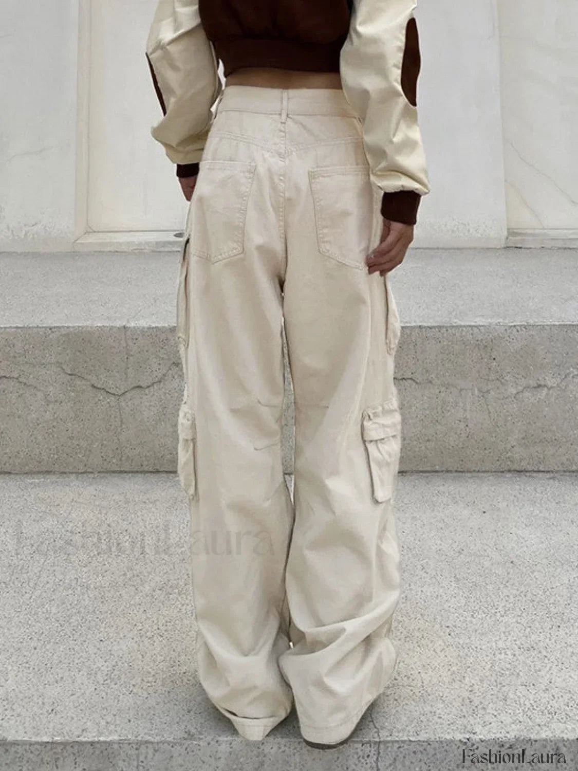 Multi Pockets Vintage Baggy Cargo Jeans