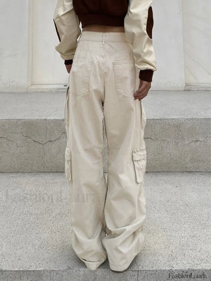 Multi Pockets Vintage Baggy Cargo Jeans