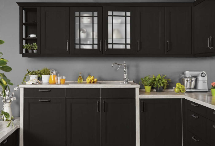 Retique It Multi-purpose Smooth Finish Kit (Large) in Classic Black for interior kitchen cabinet top coat application.