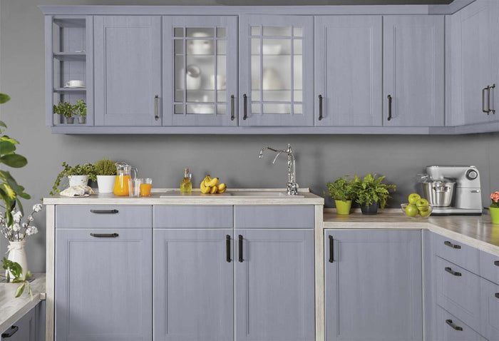 Large Vintage Blue Wood'n Finish Kit by Retique It with smooth finish, designed for kitchen cabinet renovation and wood finishing.