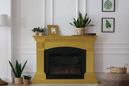 Retique It Multi-purpose Smooth Finish Kit in Old Oak for interior wood surfaces, including a top coat and application tools.