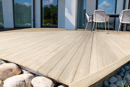 Retique It Multi-purpose Smooth Finish Kit for wood, white wash exterior top coat on decking with a smooth, even surface.