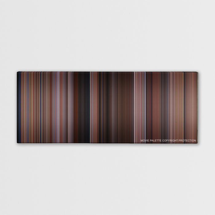 My Big Fat Greek Wedding color palette canvas print: thousands of thin vertical stripes of color