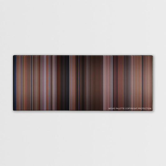 My Big Fat Greek Wedding color palette canvas print: thousands of thin vertical stripes of color