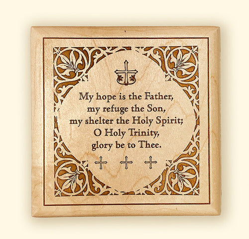 My Hope is the Father Laser-engraved Plaque