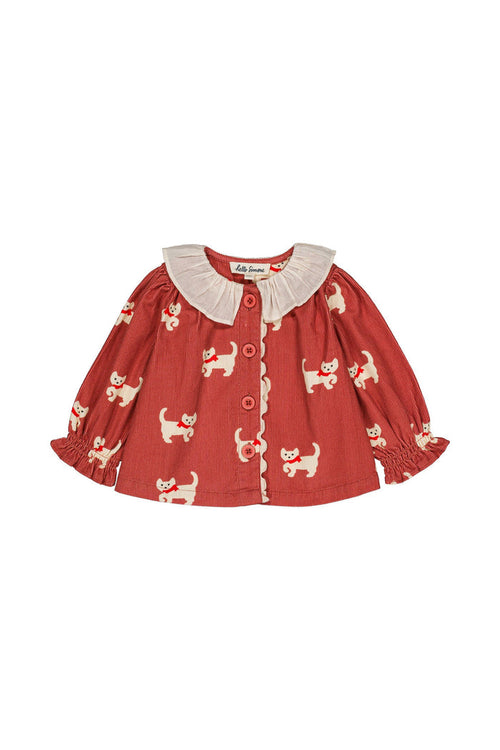 Myrtille Baby Blouse in Kitty Rose